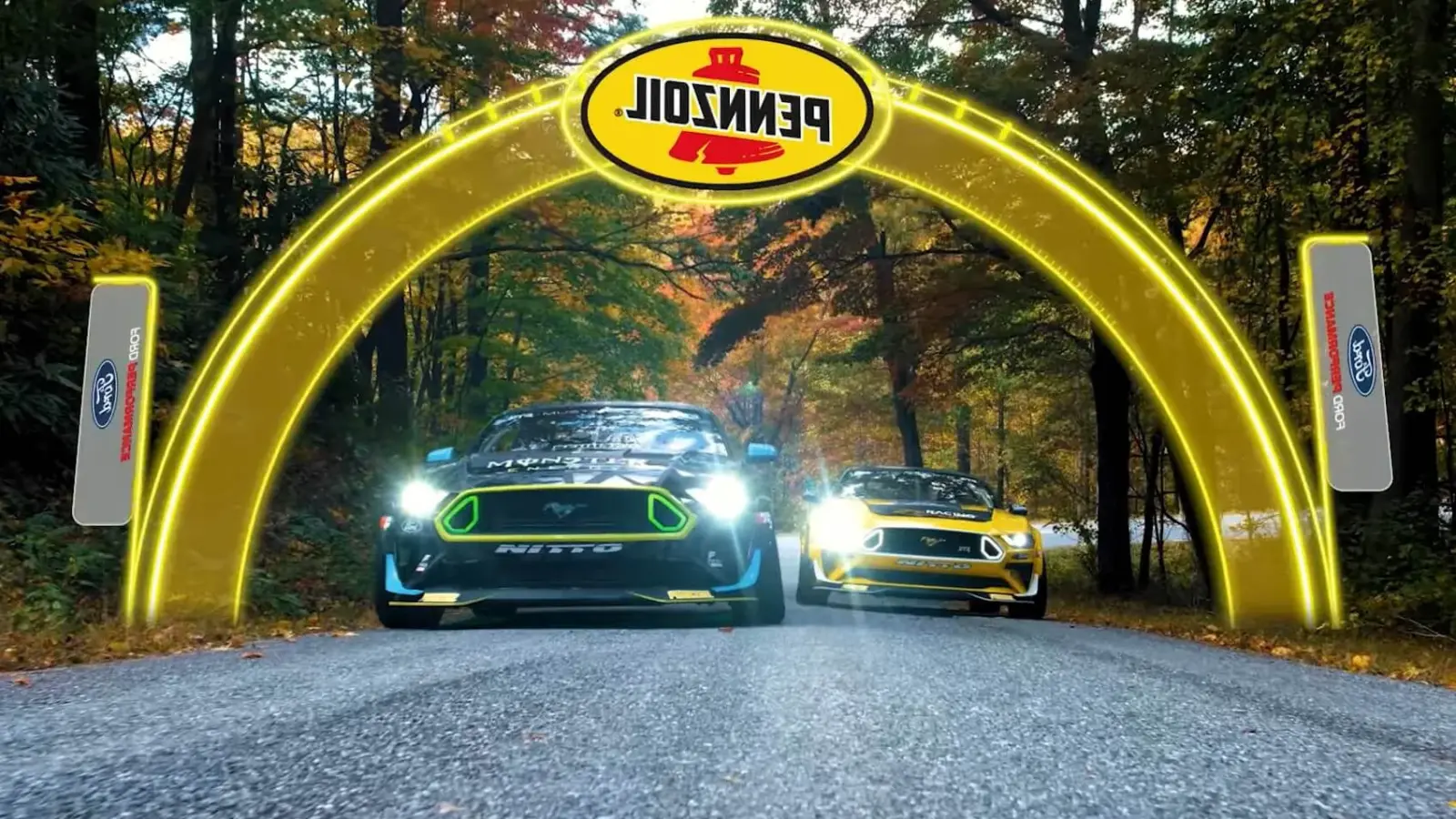 Mustang Touge Battle With Vaughn Gittin Jr [video]