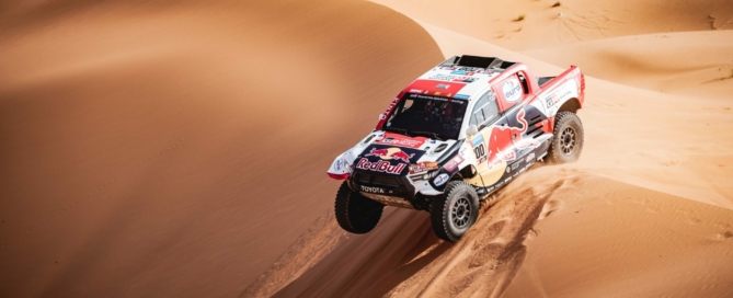 Al-Attiyah was third quickest on 2023 Dakar stage 12.