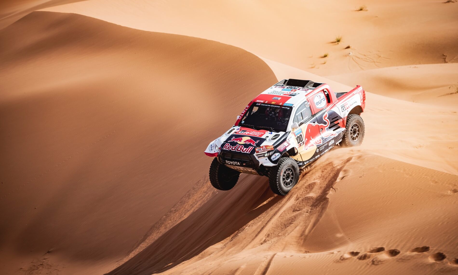 Al-Attiyah was third quickest on 2023 Dakar stage 12.