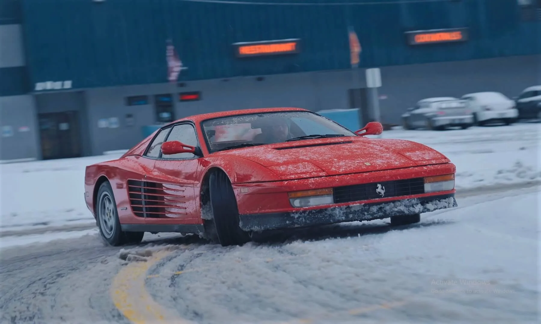 Ferrari Testarossa Drifting