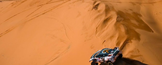 Guerlain Chicherit was placed third on 2023 Dakar stage 7