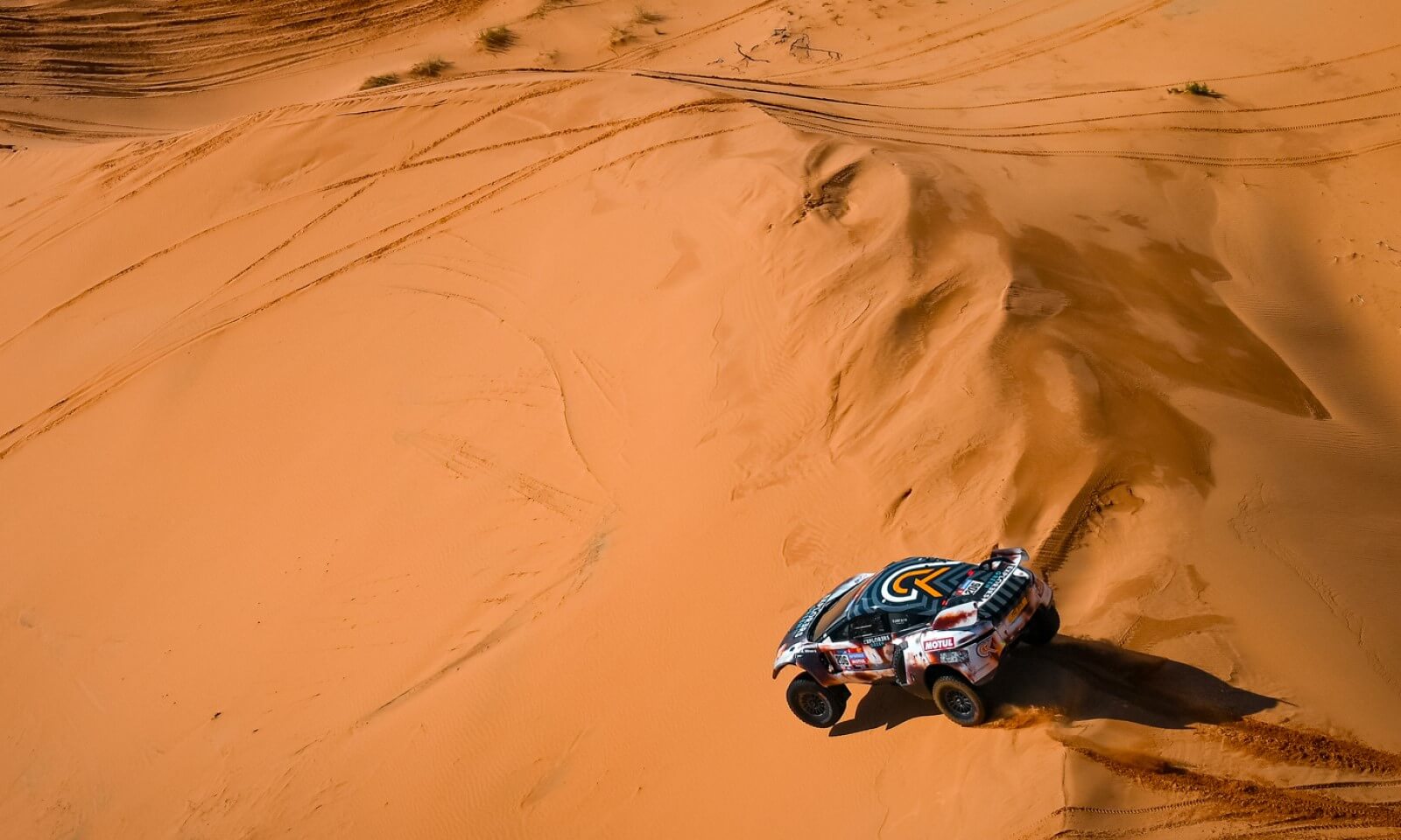 Guerlain Chicherit was placed third on 2023 Dakar stage 7