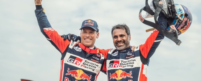 Nasser Al-Attiyah and Mathieu Baumel defended the Dakar title.