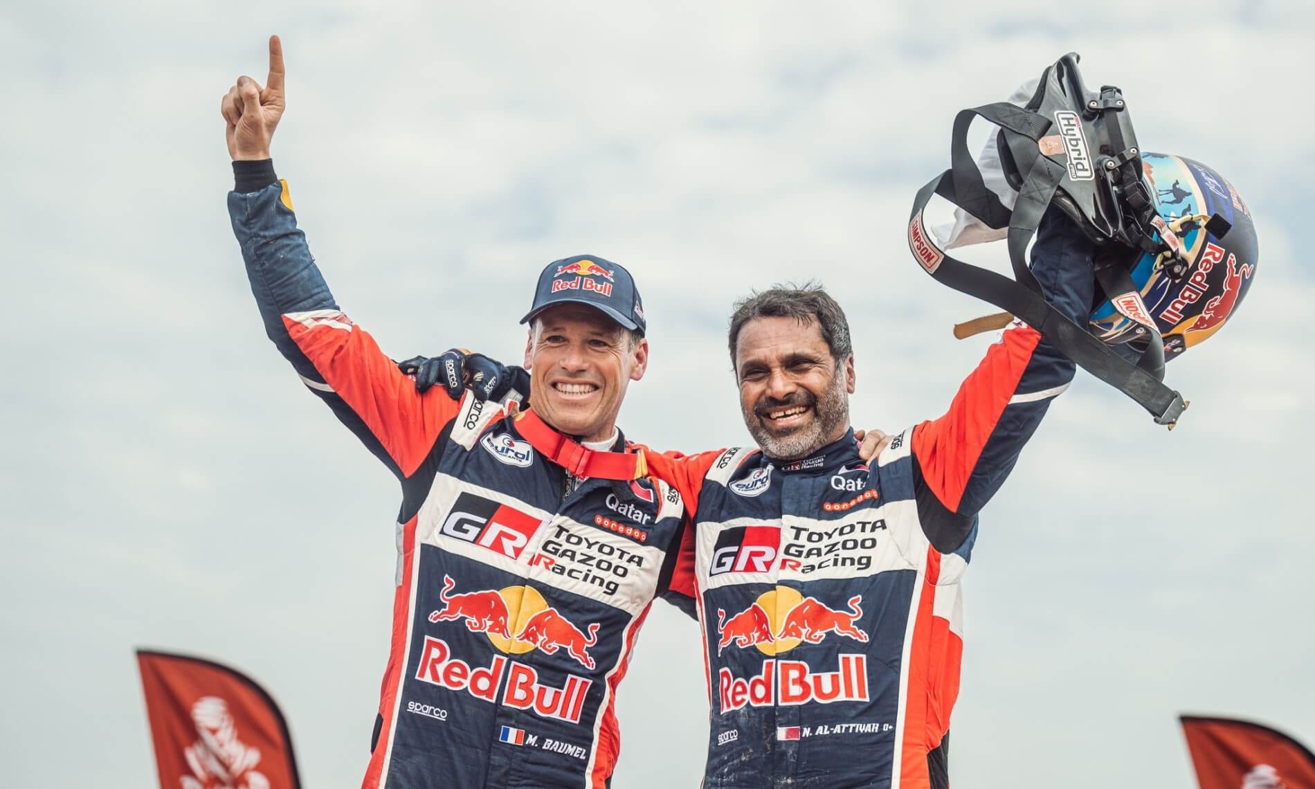 Nasser Al-Attiyah and Mathieu Baumel defended the Dakar title.