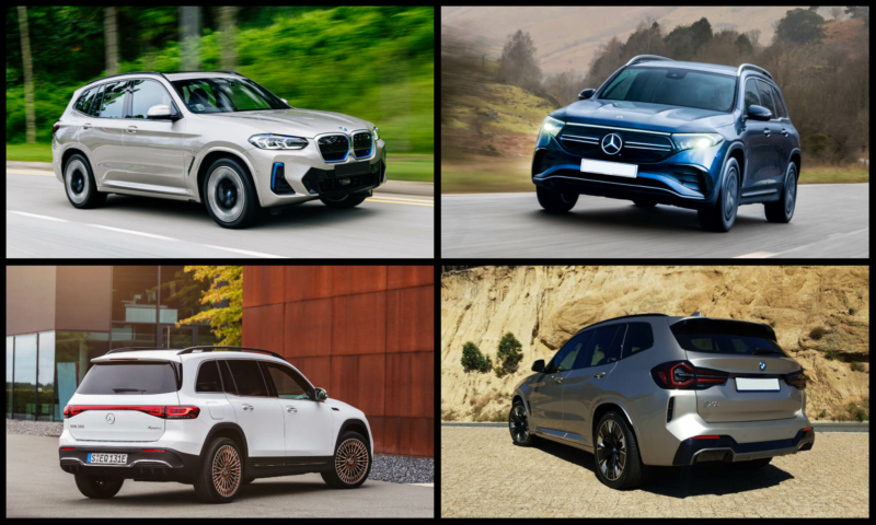 BMW iX3 vs Mercedes-EQ EQB Review - Double Apex