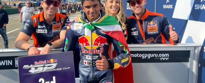 Ruche Moodley scores podium