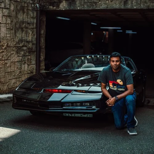 Anban Pillay and his 1983 Pontiac Trans Am