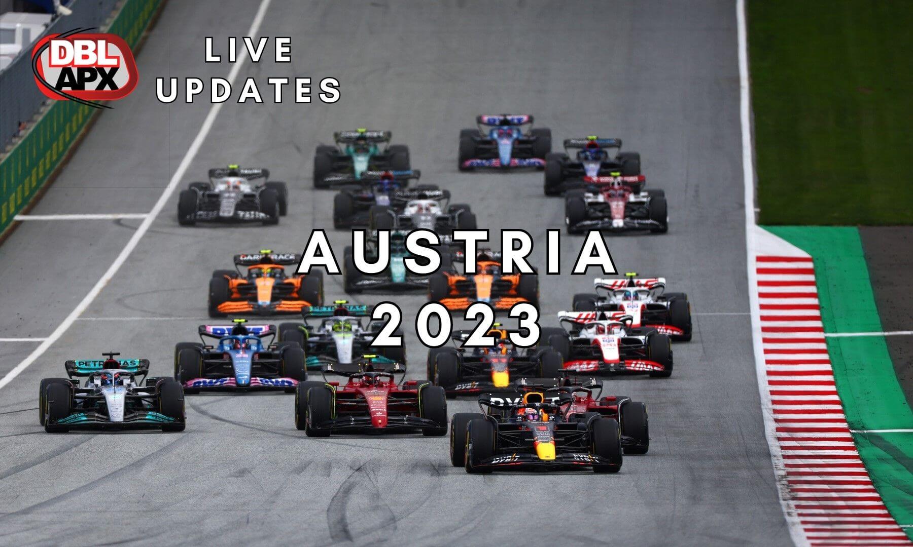 F1 Live Updates Austria 2023