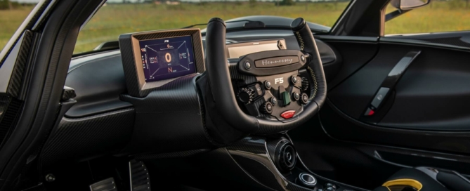 Hennessey Venom F5 Revolution Roadster interior