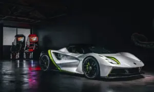 Jenson Button’s Lotus Evija Debuts In The US