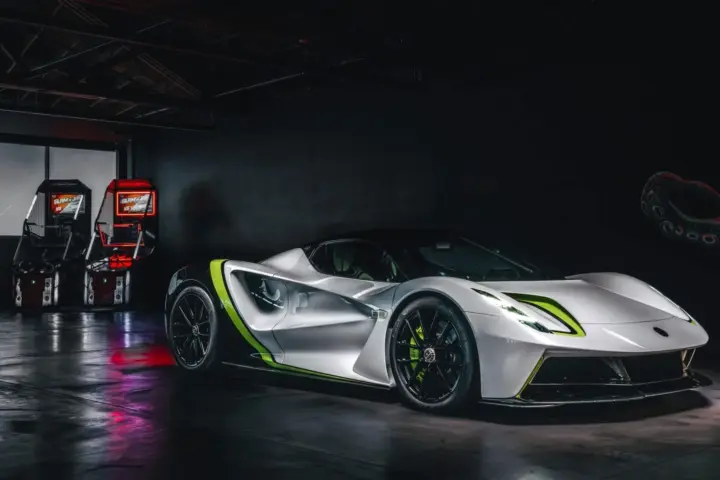 Jenson Button’s Lotus Evija Debuts In The US