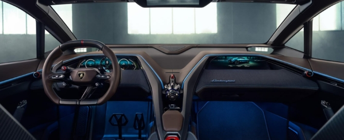 Lamborghini Lanzador concept interior
