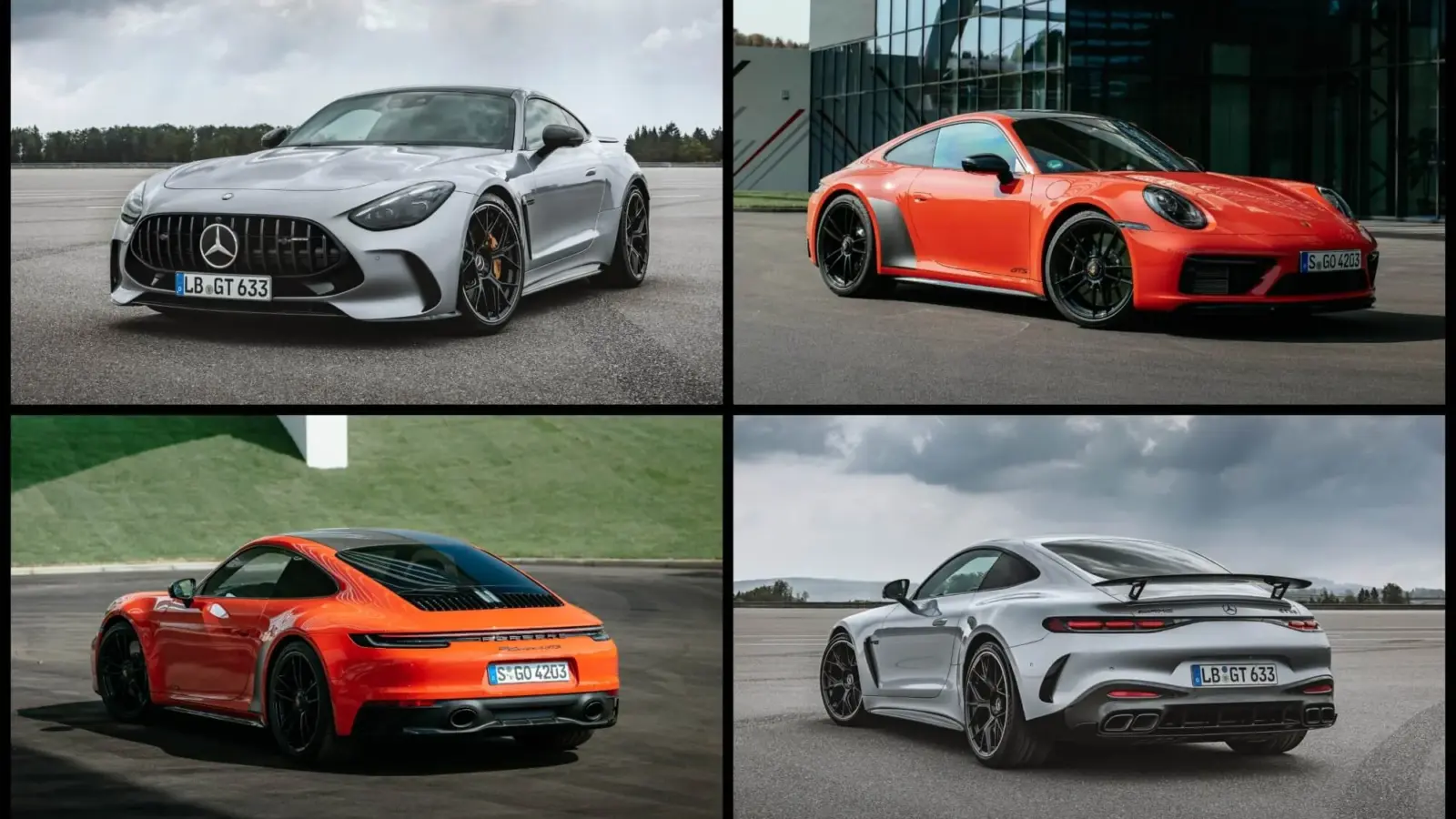 Mercedes-AMG GT vs Porsche 911 GTS