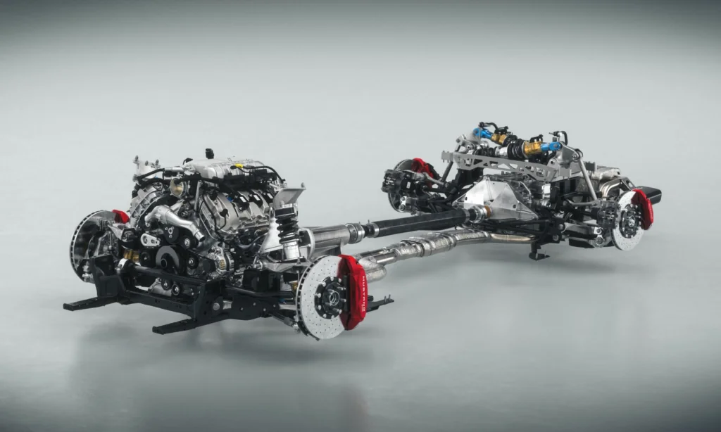 Ford Mustang GTD driveline