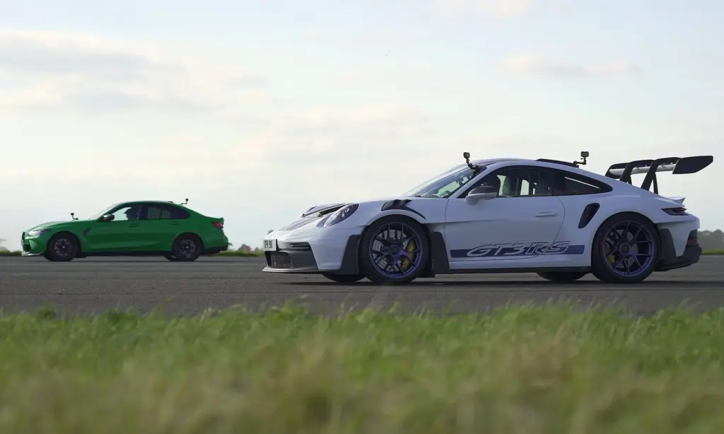 Porsche 911 GT3 RS vs BMW M3 CS Drag Race