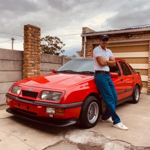 Travis Stone and his 1984 Ford Sierra 2,3 GLE
