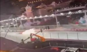 Unseen Footage of Sainz’s Incident In Las Vegas