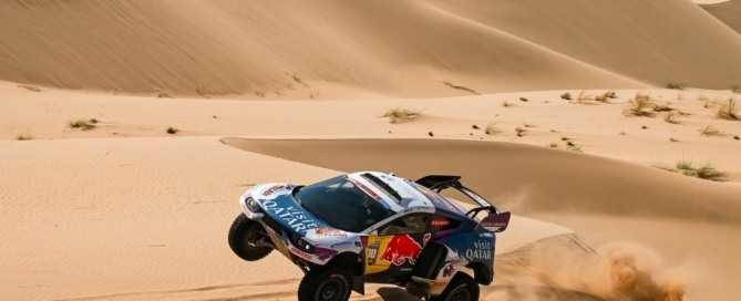 Nasser Al-Attiyah was third on 2024 Dakar stage 4