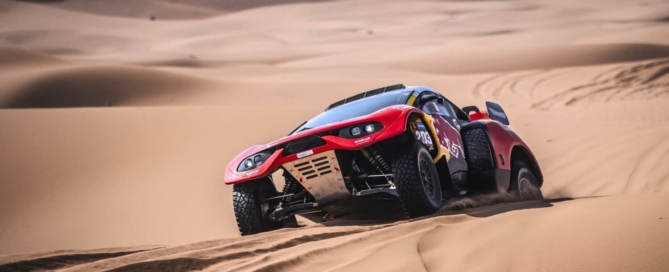 Sebastien Loeb was on a charge during 2024 Dakar stage 2