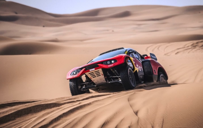 Sebastien Loeb was on a charge during 2024 Dakar stage 2