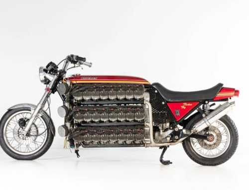 Record-holding 48-Cylinder Kawasaki Up for Auction
