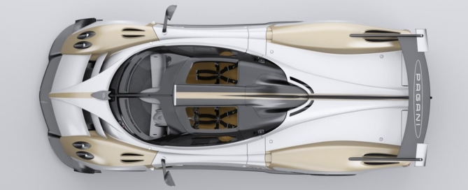 Pagani Huayra R Evo plan view