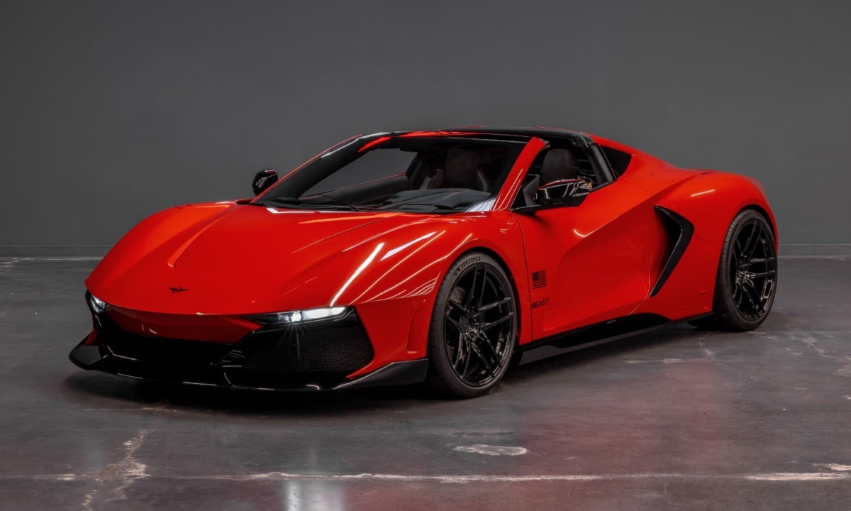 Rezvani Beast Mk2 is a 1 000hp Reskinned Corvette - Double Apex