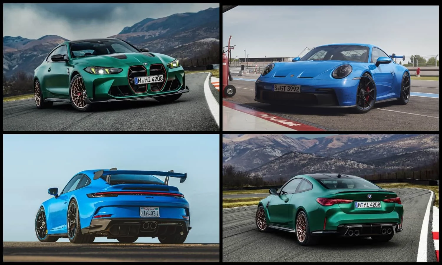 BMW M4 CS vs Porsche 911 GT3