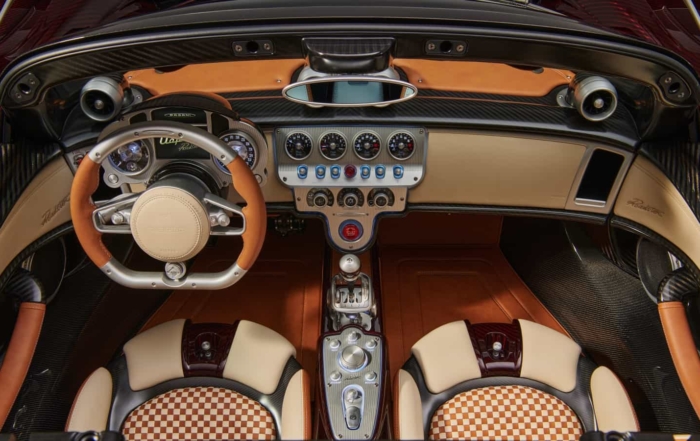 Pagani Utopia Roadster interior