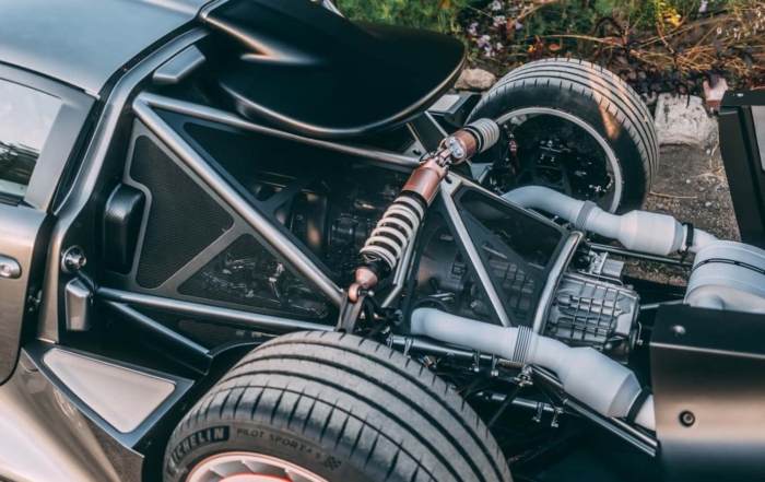GT One rear suspension