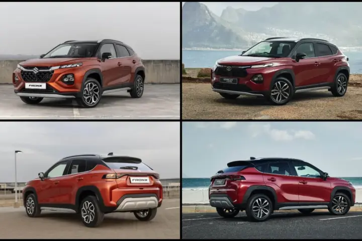 Suzuki Fronx vs Toyota Starlet Cross