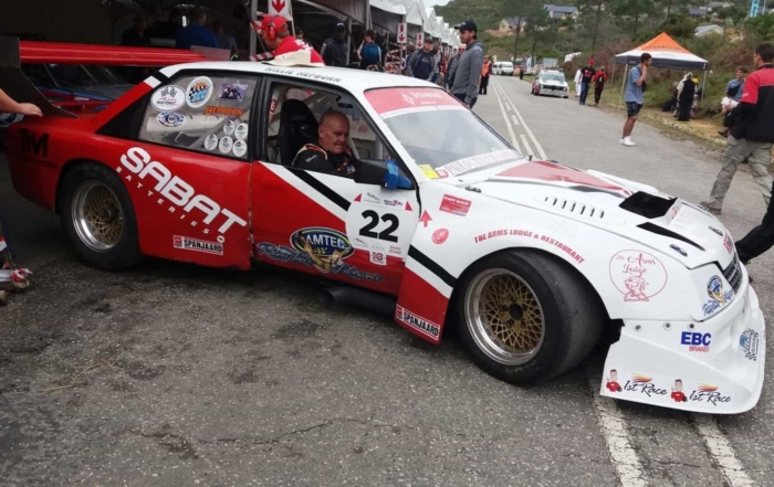 Willie Hepburn in Chev Rekord