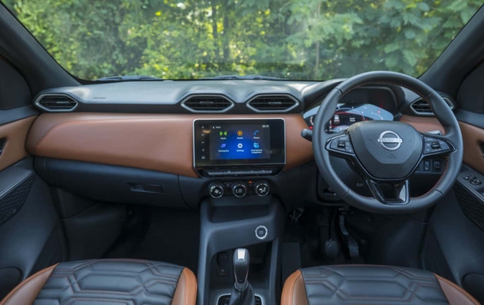 Revised Nissan Magnite interior