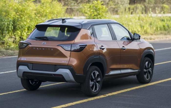 Revised Nissan Magnite rear