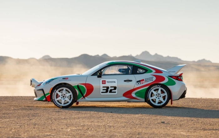 Toyota GR86 Rally Legacy Concept side