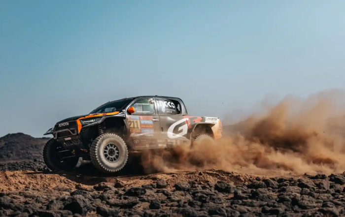 Henk Lategan lost a bit of time on 2025 Dakar stage 5 but retains the rally lead.