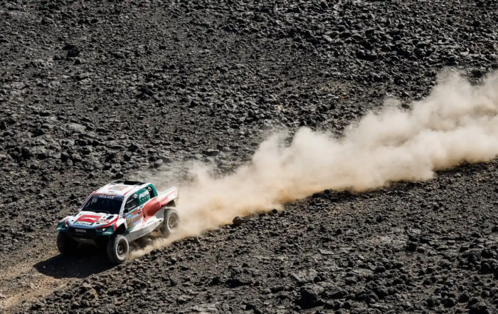 Juan Cruz Yacopini (Overdrive Racing) was credited with third place on 2025 Dakar stage 4 (A.S.O._F.Le_Floc_h_DPPI)
