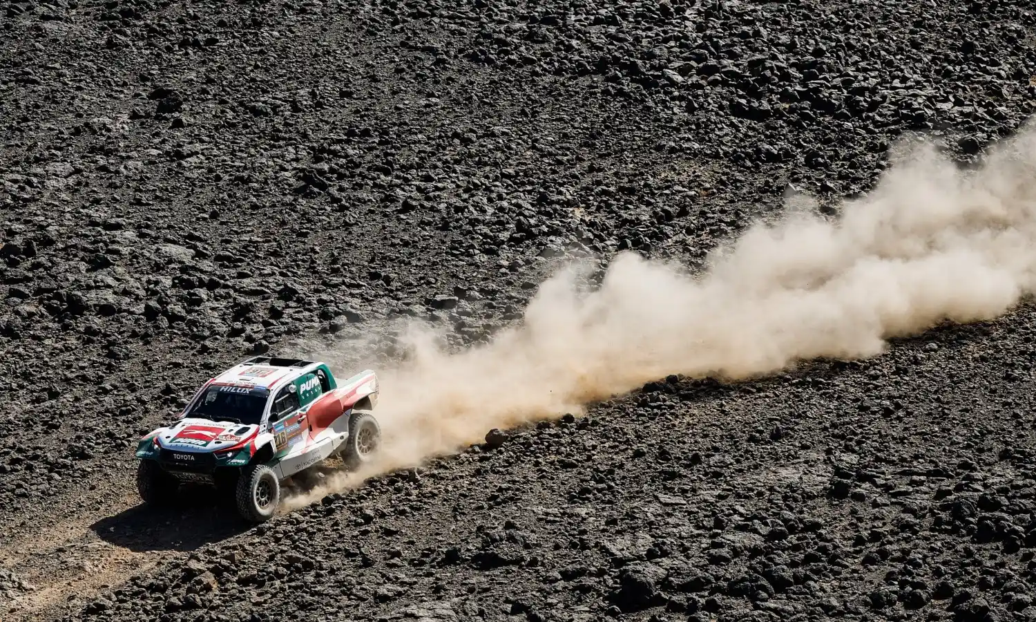 Juan Cruz Yacopini (Overdrive Racing) was credited with third place on 2025 Dakar stage 4 (A.S.O._F.Le_Floc_h_DPPI)