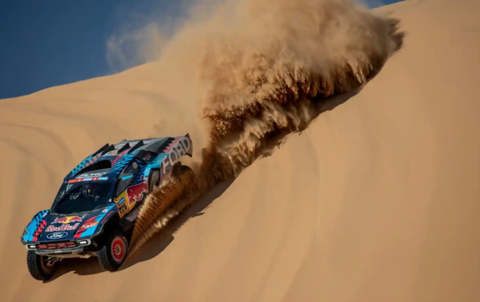 Mattias Ekstrom was the quickest Ford drivr on 2025 Dakar stage 2a