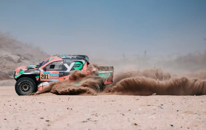 Yazeed Al Rajhi in action during the first part of the 48 hr Chrono (A.S.O._J.Lindini)