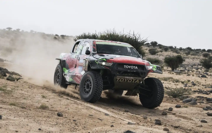 Yazeed Al Rajhi set the pace all day on 2025 Dakar stage 4 (A.S.O._C.Lopez)