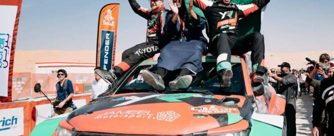 Yazeed Al Rajhi was crowned winner of the 2025 Dakar Rally in Saudi Arabia