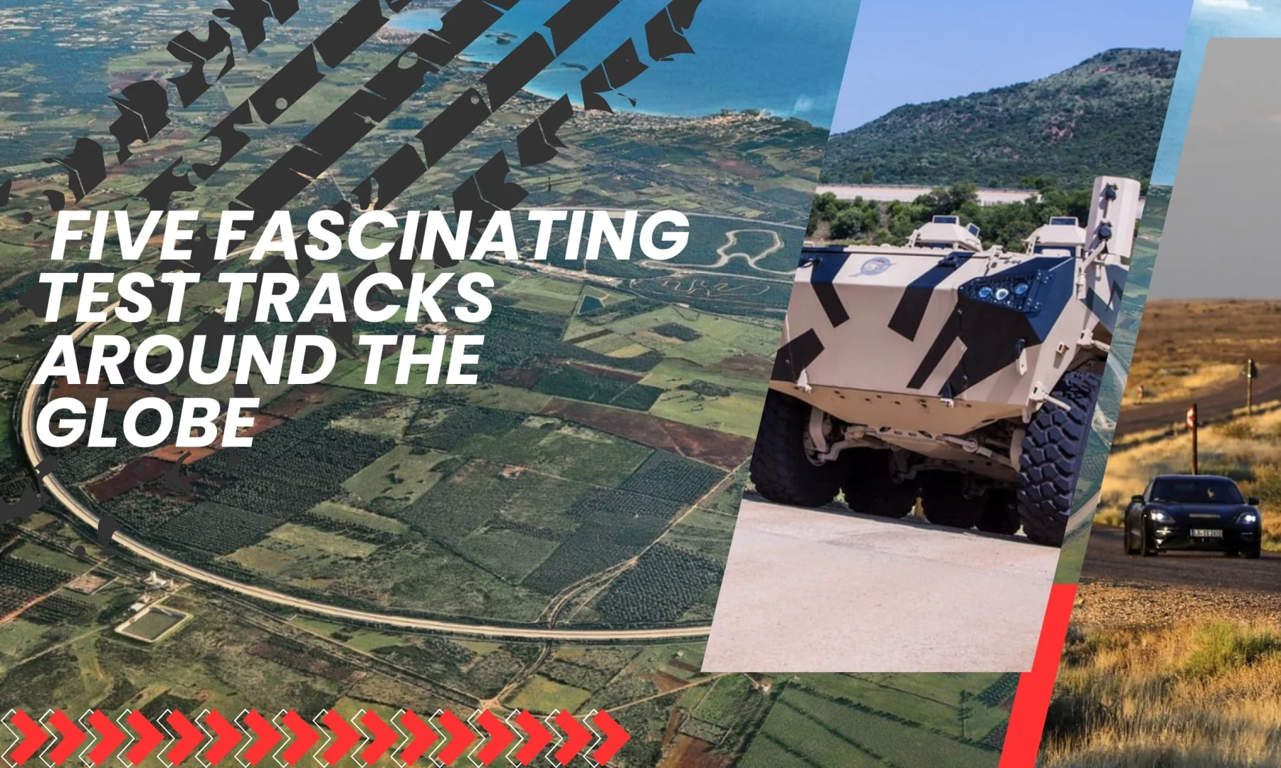 five automotive test tracks