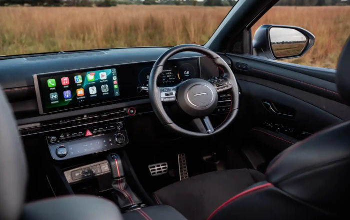 Refreshed Hyundai Tucson HVAC interior