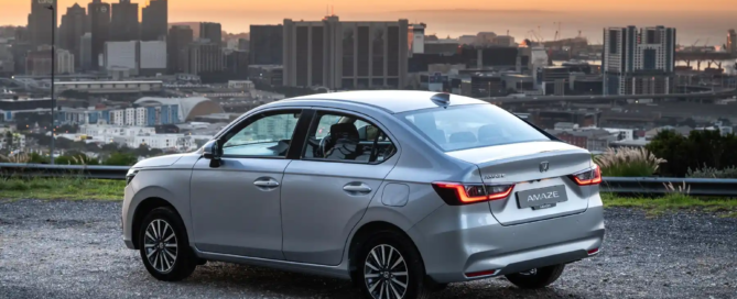 New Honda Amaze Sedan rear