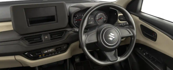 New Suzuki Dzire interior