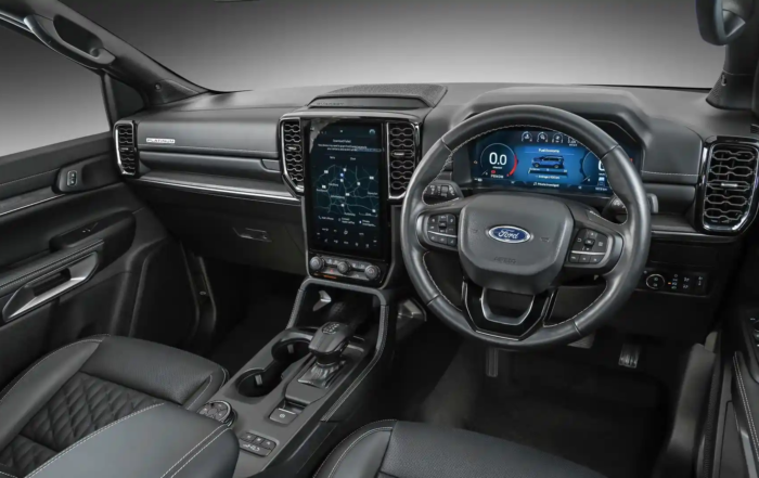 Ford Everest Platinum steering