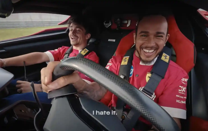 Lewis Hamilton Thrash Ferrari F80