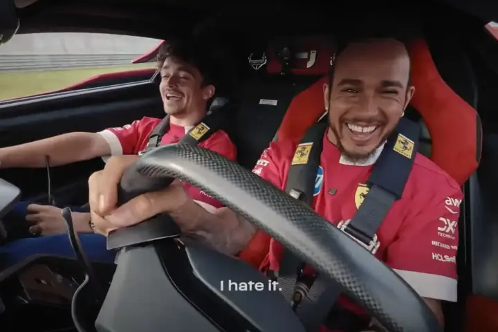 Watch Lewis Hamilton Thrash Ferrari F80 Around Fiorano [video]