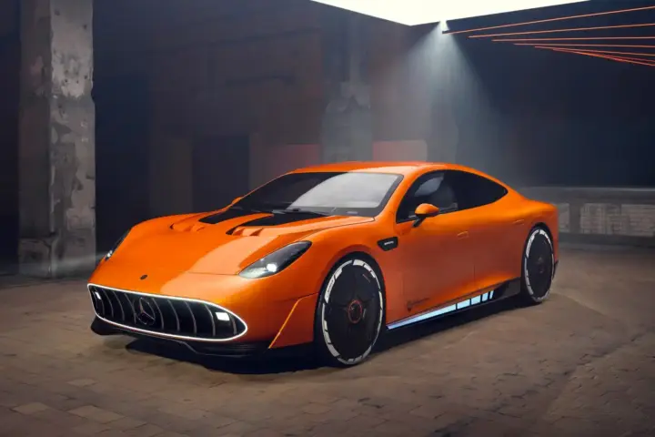 Mercedes-AMG Concept AMG GT XX is an EV GT with Massive Power